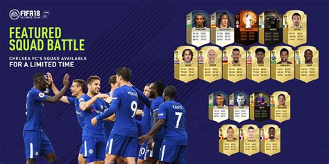 The ChelseaFC Featured Squad Battle available now! The squad was ...