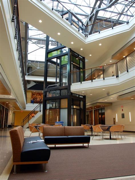 Modern Architecture - Atrium Stock Image - Image of modern, open: 9740827