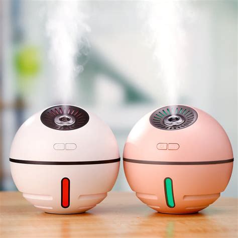 Rechargeable Mini Desk Humidifier With LED, Fan & Night Light, Also Yo – GizModern