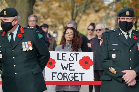 A closer look at the Remembrance Day ceremony in Victoria Park | CBC News