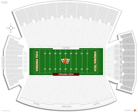 Virginia Tech Football Stadium Seating Chart