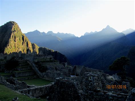 Sunrise in Machu Picchu Machu Picchu, Inca, Eye Catching Colors, Peru, Mount Everest, Dome ...