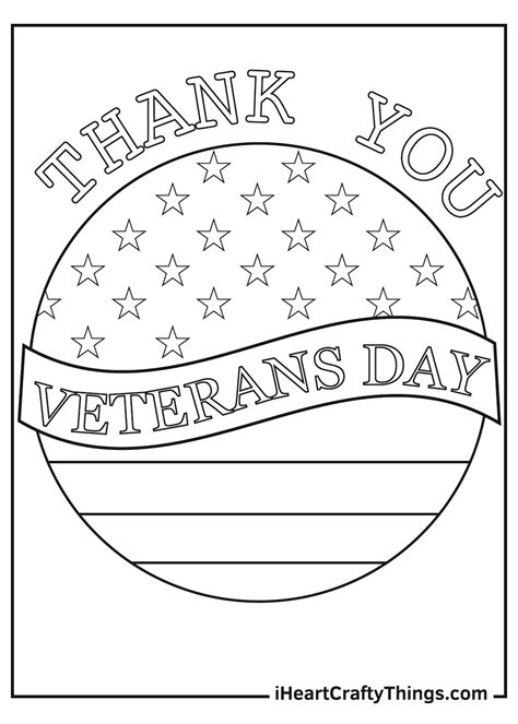 Veterans Day Printable Card