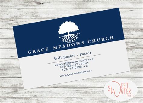 Church Business Card - 6+ Examples