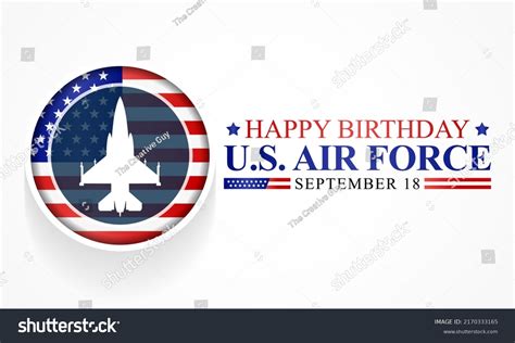 Us Air Force Birthday Observed Every Stock Vector (Royalty Free) 2170333165 | Shutterstock