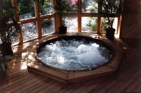 Cozy indoor hot tub. | Hot Tub Heaven | Pinterest | Hot tub room, Indoor hot tub, Pool hot tub