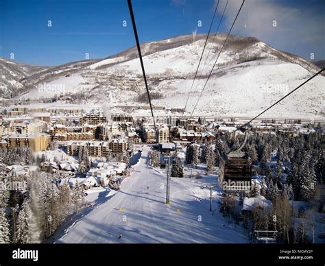 Vail, Colorado; ski resort Stock Photo - Alamy