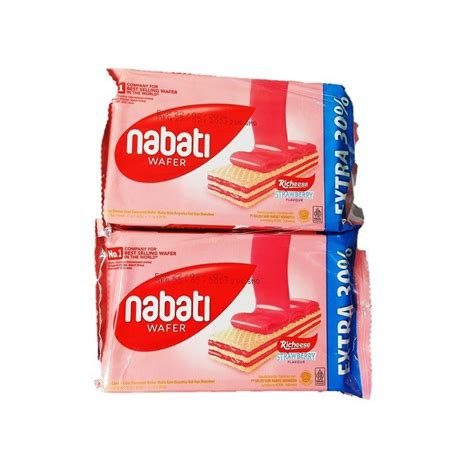 NABATI WAFER RICHEESE STRAWBERRY 10X37G - Anytime Grocer