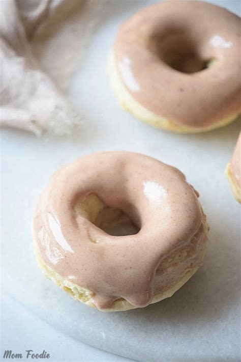 Baked Maple Glazed Donuts - Mom Foodie