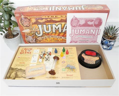 Vintage 1995 Original JUMANJI Board Game Milton Bradley - Etsy