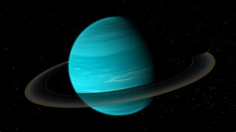 Realistic Planet Uranus From Deep Space Stock Motion Graphics SBV ...