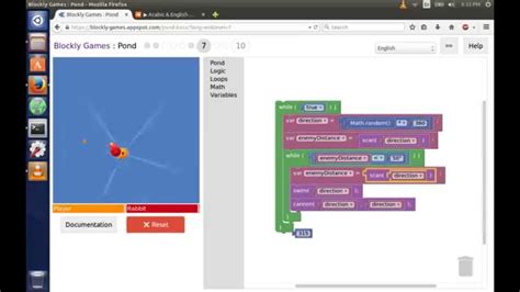 Programming with Blockly - Duck Battle - YouTube