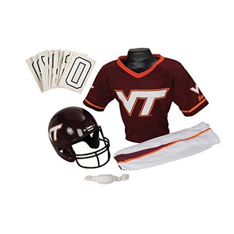 Franklin Sports NCAA Virginia Tech Hokies Deluxe Youth Team Uniform Set ...