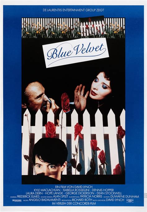 Blue Velvet Original 1986 German A1 Movie Poster - Posteritati Movie ...