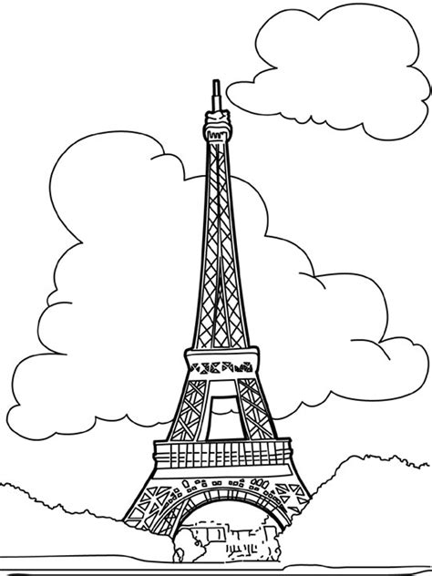 Gambar Kids 7 Wonders World Coloring Pages Big Ben Eiffel Tower di Rebanas - Rebanas