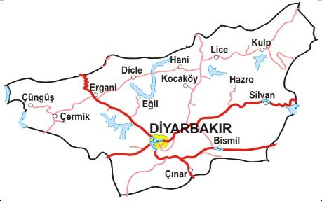 Diyarbakir Map