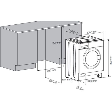 Image result for cabinet dimension washing machine | Integrated washing machines, Washer and ...