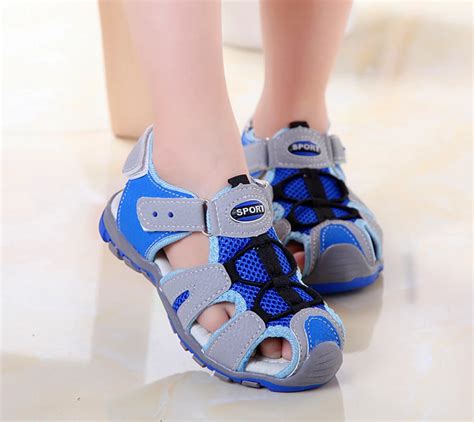 boys sandals Summer Children shoes boys fashion cut outs sandals kids ...