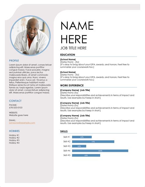 Minimalist Resume Template Free Download