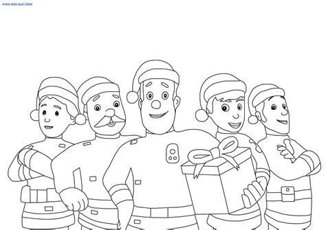 Coloring Pages Fireman Sam . 100 Coloring Pages Print for kids