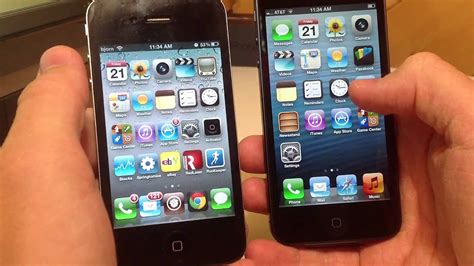 iPhone 5 vs iPhone 4 Side by Side Comparison - YouTube