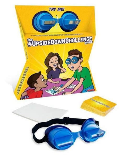 Contemporary Manufacture Vango Upsidedownchallenge Game With Upside Down Goggles for Kids Family ...