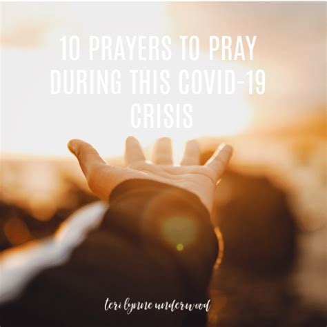 10 PRAYERS TO PRAY DURING THIS COVID-19 CRISIS