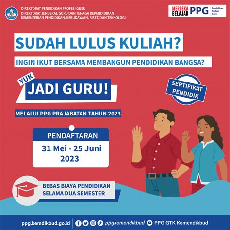 Pendaftaran PPG Prajabatan tahun 2023 – Prodi Pendidikan Profesi Guru Universitas Negeri Malang