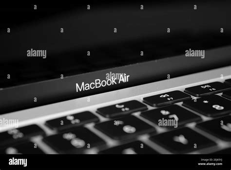 Macbook air m1 Black and White Stock Photos & Images - Alamy