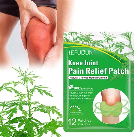 Knee Pain Relief Patches Herbal Warming Plaster Joint Ache Sticker Wormwood Fast | Myo Rehab