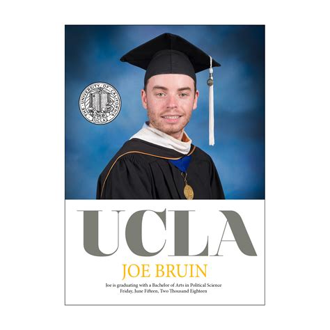 UCLA Standout Graduation Announcement – BruinLife Photo Studio