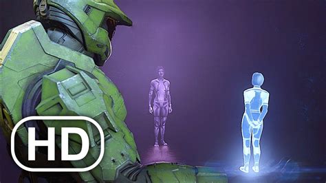 Awkward Master Chief & New Cortana Meet Old Cortana Scene - Halo Infinite - YouTube