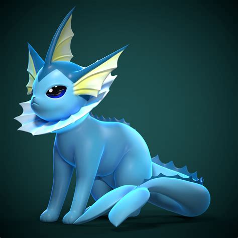 STL file vaporeon pokemon・3D print object to download・Cults