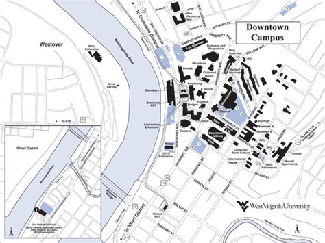 Wvu Evansdale Campus Map - World Of Light Map