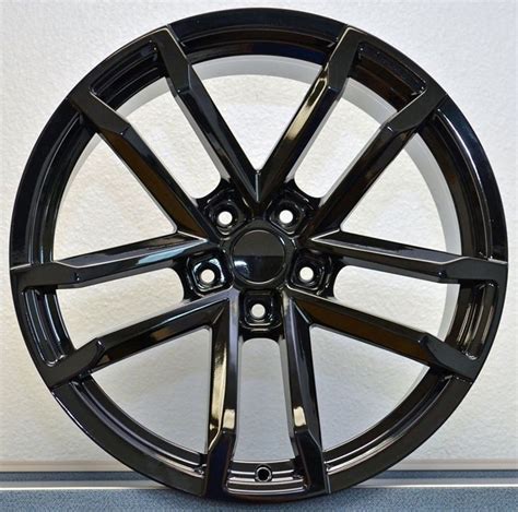 20" Fits Chevy Camaro ZL1 Wheels Gloss Black Set of 4 20x10" Rims - Stock Wheel Solutions