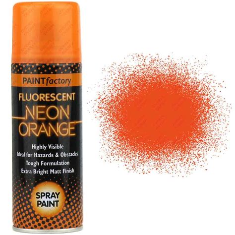 Neon Orange Spray Paint Fluorescent 200ml – Sprayster