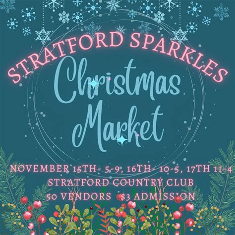 Stratford Sparkles Christmas Market 2024 - Destination Stratford