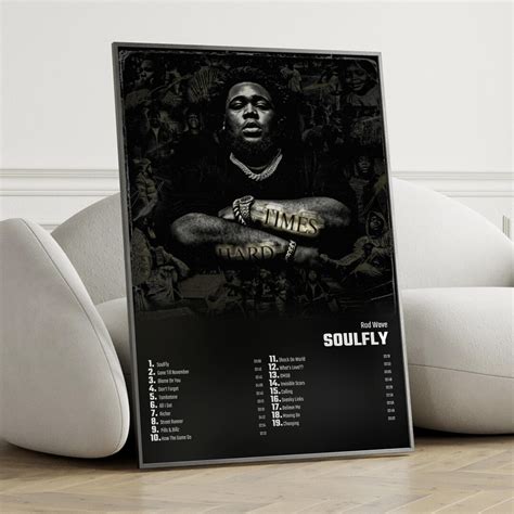 Rod Wave Soulfly Album Cover Poster Wall Art, Rod Wave, Soulfly - Etsy