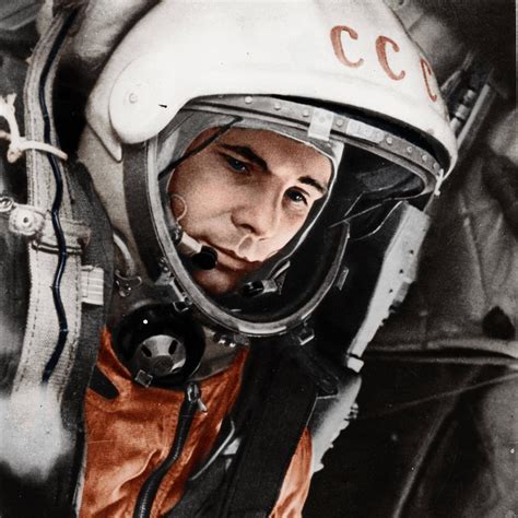 Yuri Gagarin, The First Man in Space. April 12th, 1961 : Colorization