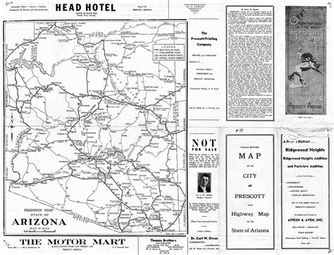 Highway Map of Arizona, 1936 | Arizona Memory Project