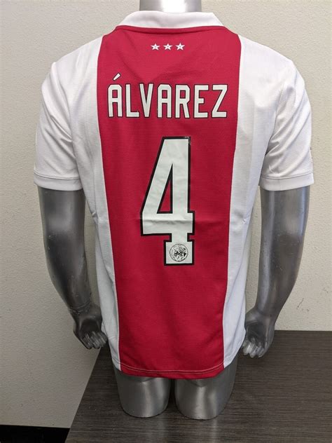 Edson Alvarez Ajax Home Jersey 2021/22 Champion League Edition | Etsy ...