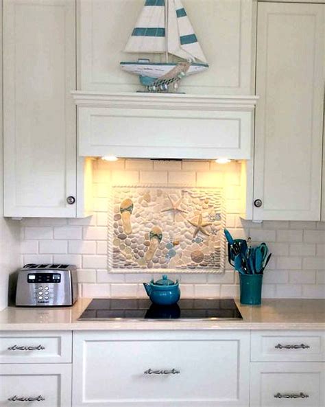 Kitchen Backsplash Ideas with Coastal & Beach Mosaics | Tile Mosaic Ideas