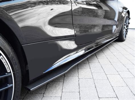 Body Rocker Panels Real Carbon Fiber Side Skirt Rocker Panels for 15-19 ...