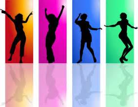 Colorful Dancing Women Silhouette by @GDJ, Pixabay., on @openclipart ...