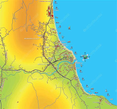 Maps of Corfu areas, Surrounding islands, Paxos and Diapontia - atCorfu.com