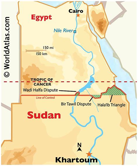 The Egypt-Sudan Border Dispute - WorldAtlas