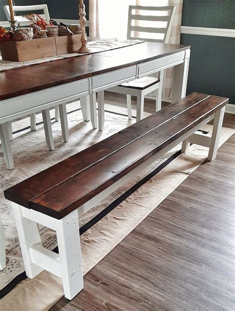 DIY Farmhouse Bench for Dining Table – THE PERFECTLY IMPERFECT LIFE