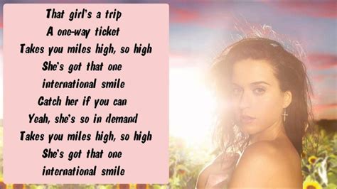 Katy Perry - International Smile Karaoke / Instrumental with lyrics - YouTube