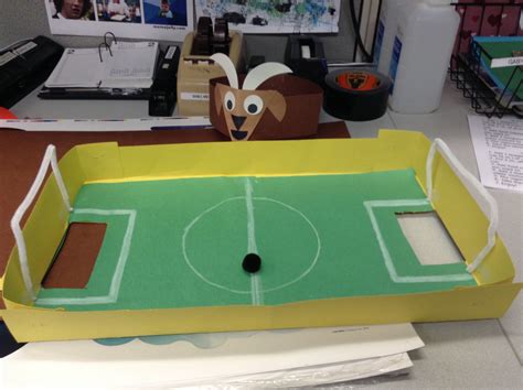 Soccer craft...make your own soccer field! | Soccer crafts, Crafts for kids, Fun crafts for kids