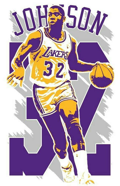 Pin by LAKERCREW on LAKERCREW #3 | Magic johnson, Nba basketball art, Nba pictures